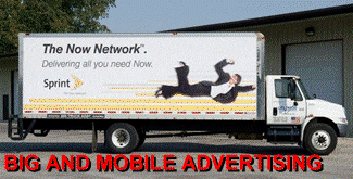 Truck Ads vs Bus Ads Photos