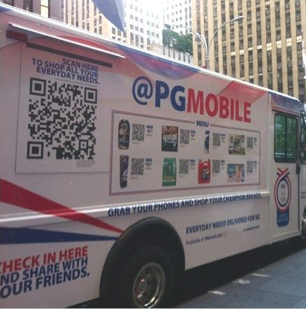 QR Code Example on Truck