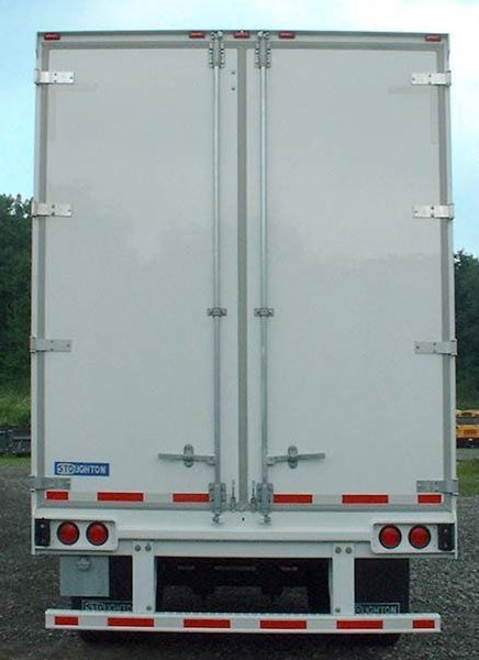 Truck Side Advertising Trailer Back Door