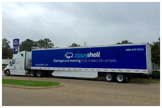 Advertising on a Truckside